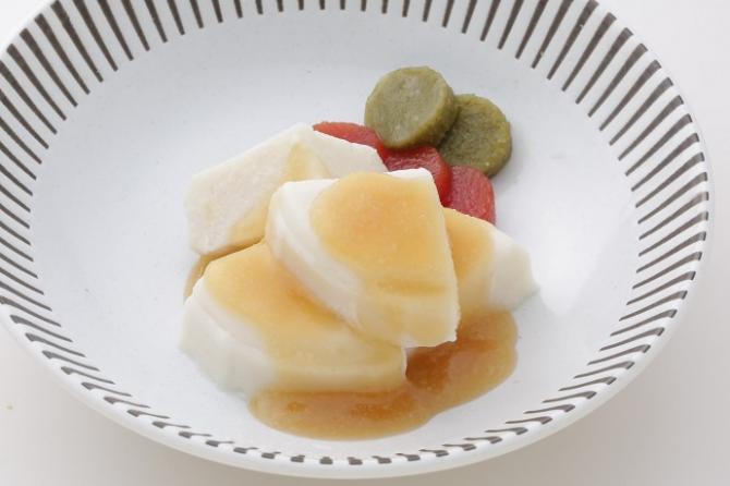 すむーす食つるりん　貝柱のバター醬油ソース