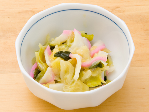 お気軽オーダー キャベツの辛子酢味噌和え