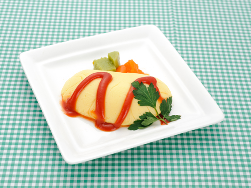 すむーす食つるりん　プレーンオムレツのケチャップ付き　