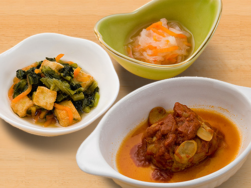 煮込みハンバーグセット